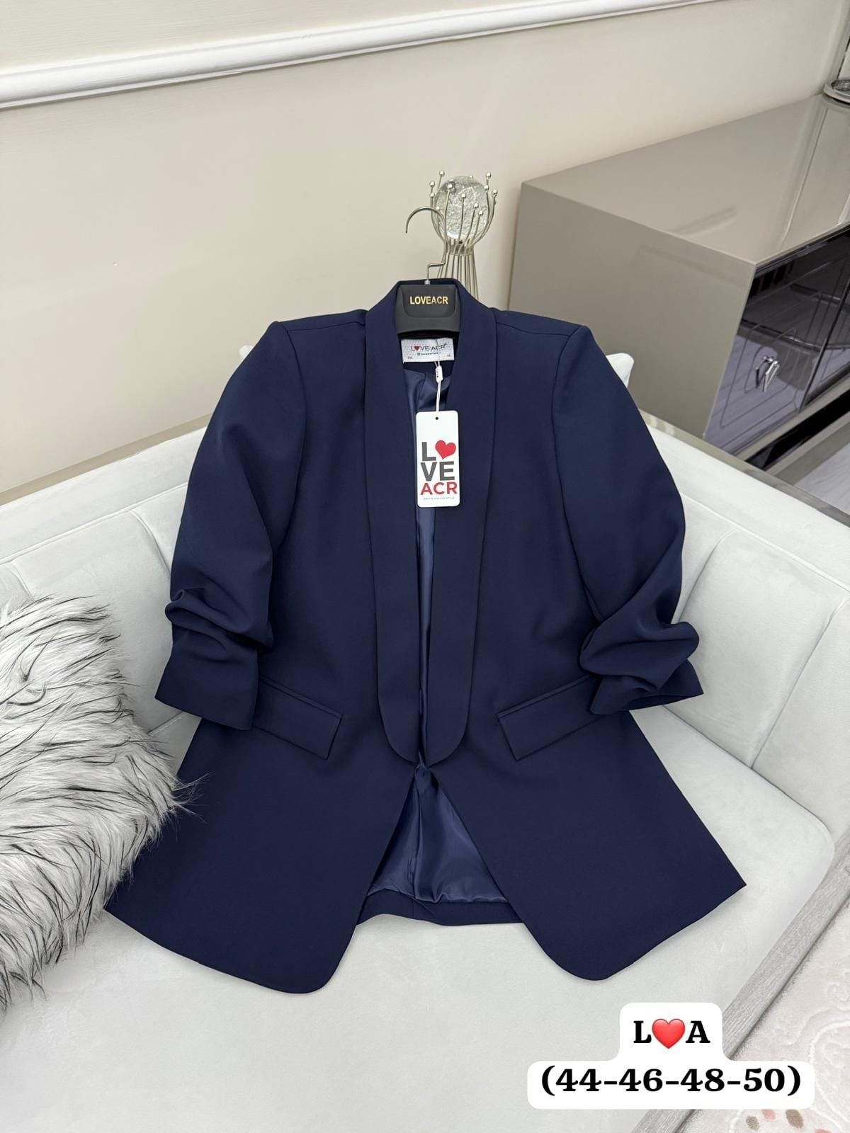 Blazer bleu marine Abysse, Jen Shopping