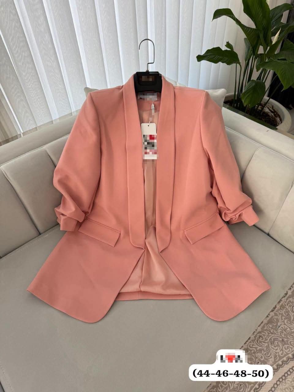 Blazer rose poudré Camélia, Jen Shopping