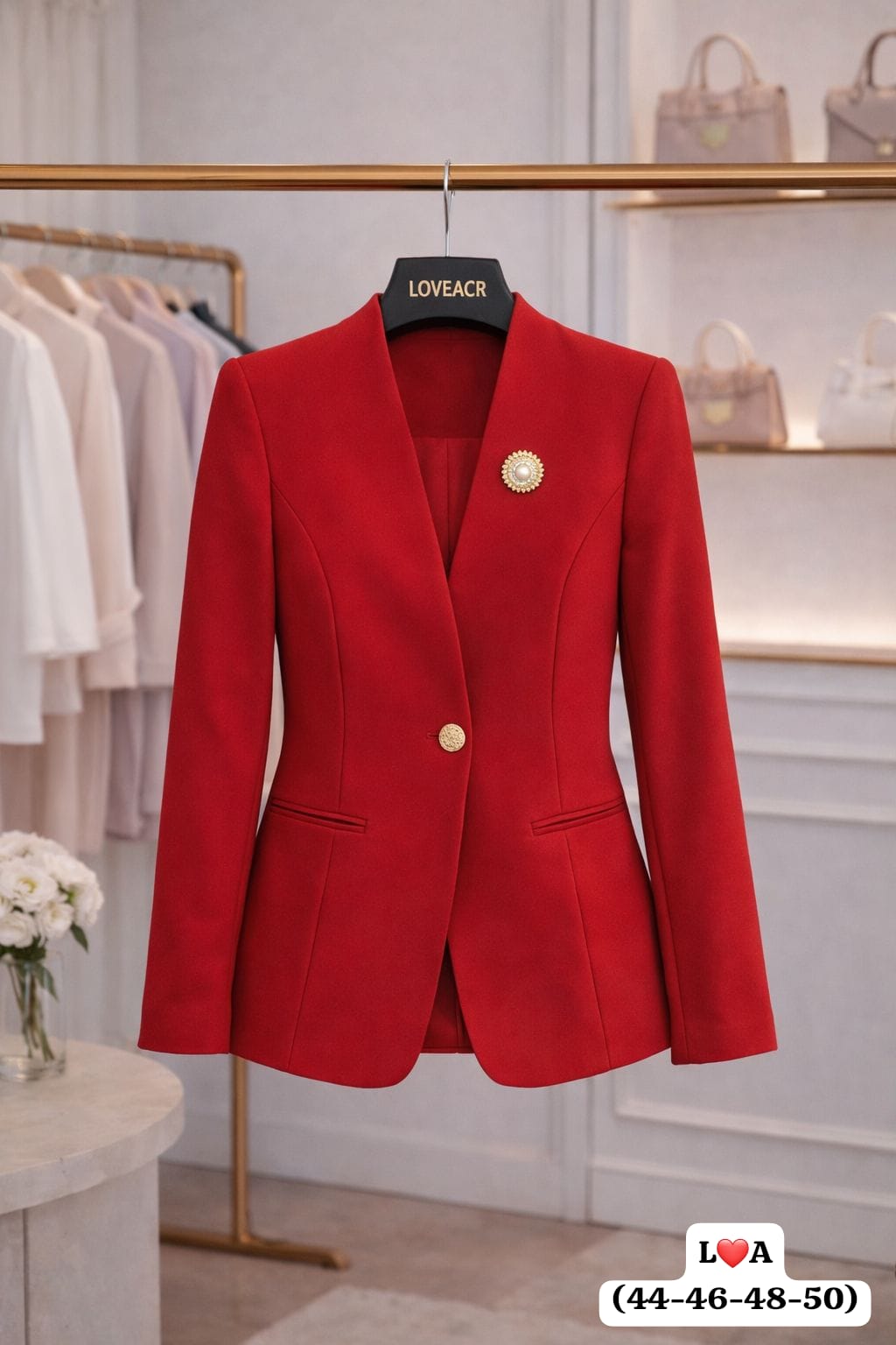 Blazer rouge Scarlett, Jen Shopping