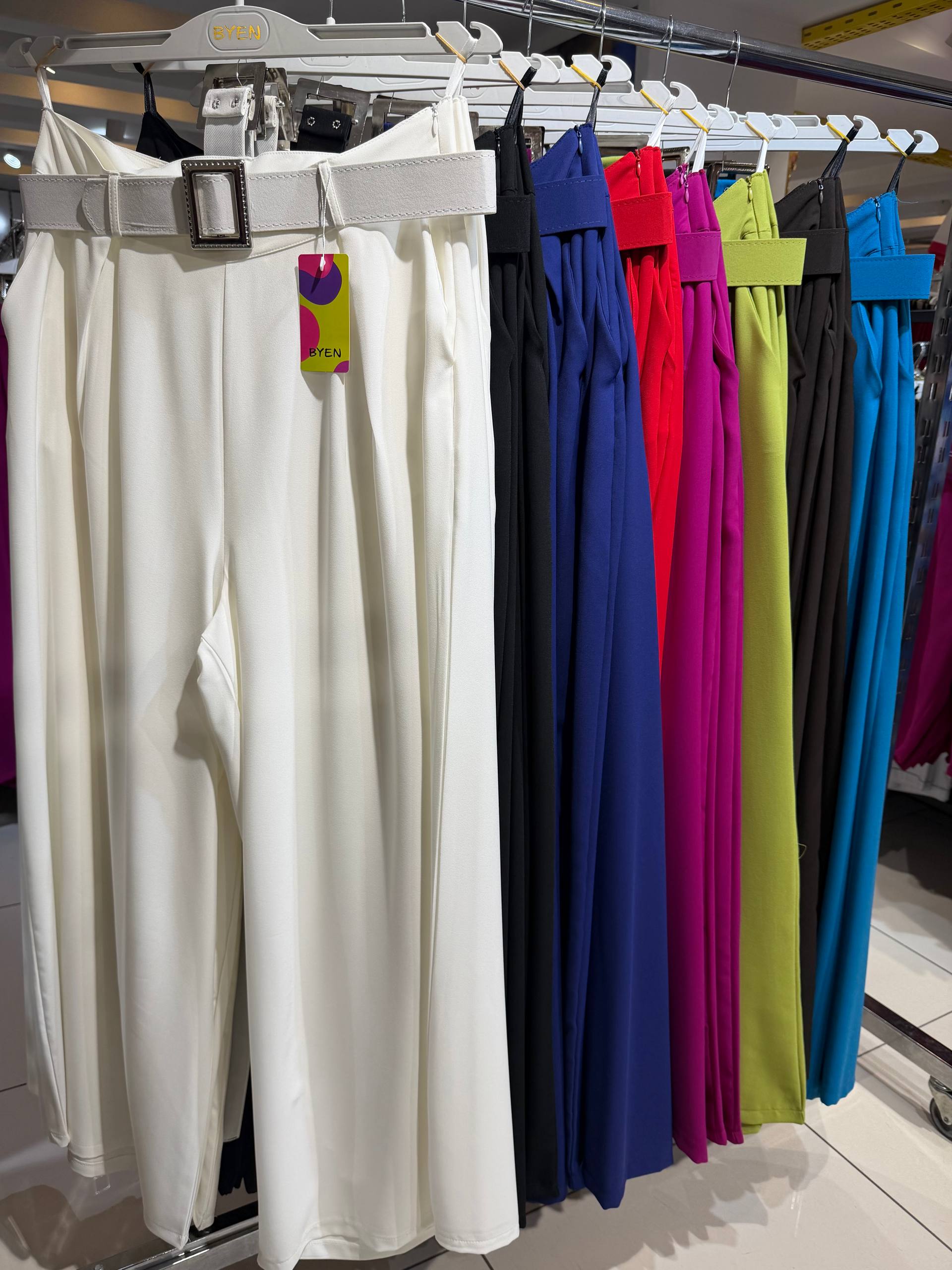 Pantalons palazzo multicolores nouvelle palette, Jen Shopping